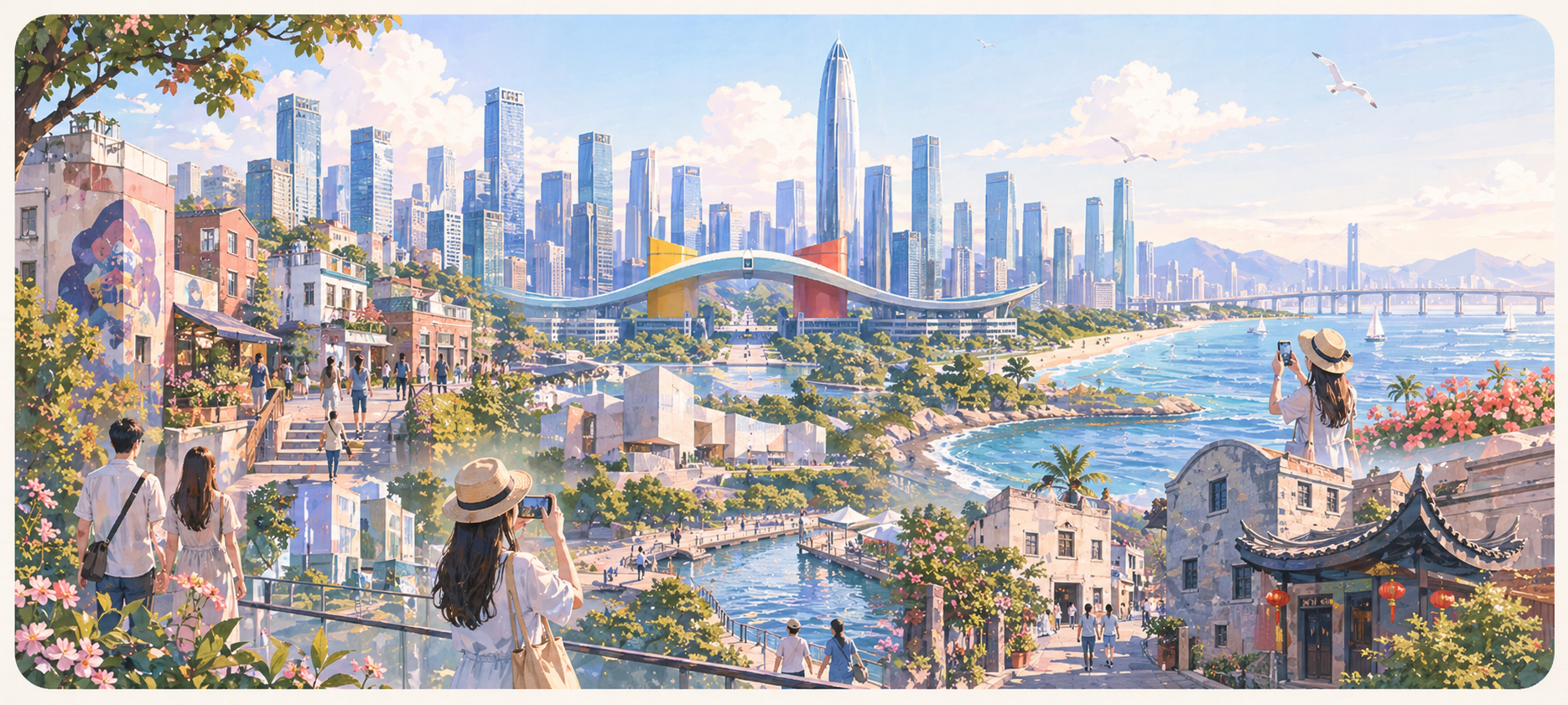 深圳适合拍照的地方有哪些？按照片风格选择