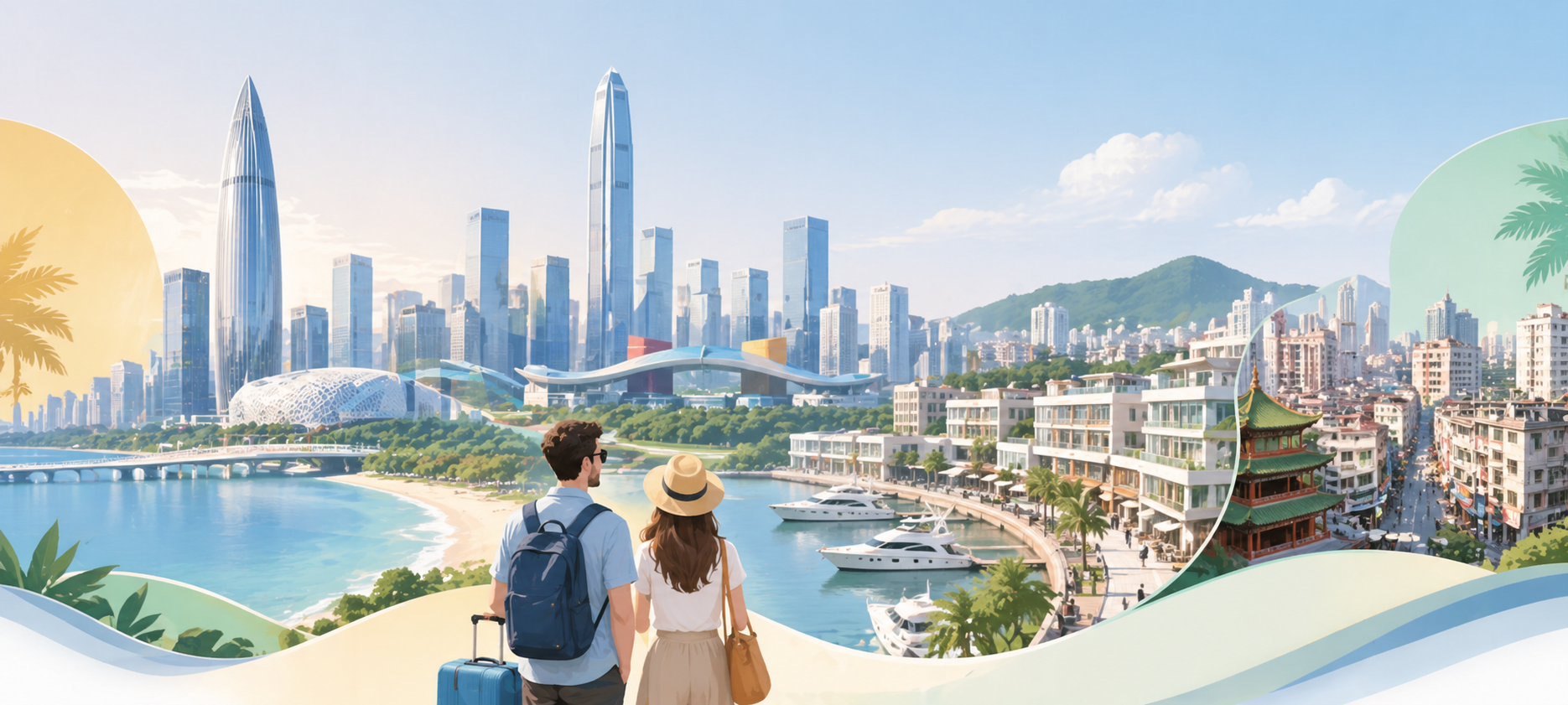 第一次来深圳住哪里？外国游客选区指南
