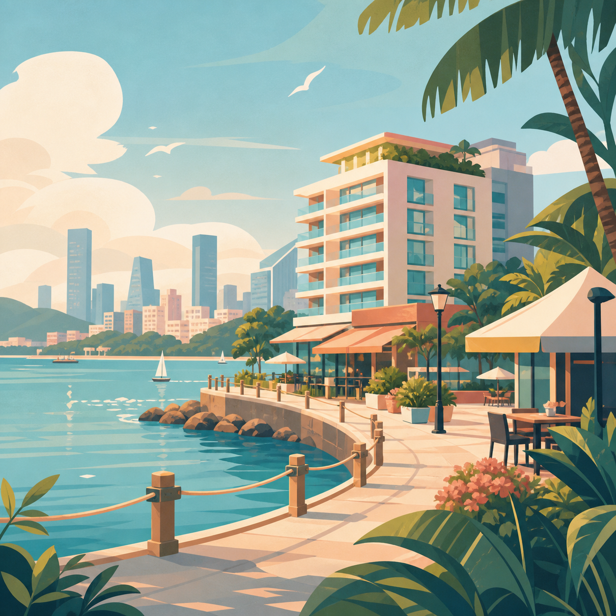 Hilton Shenzhen Shekou Nanhai and nearby area
