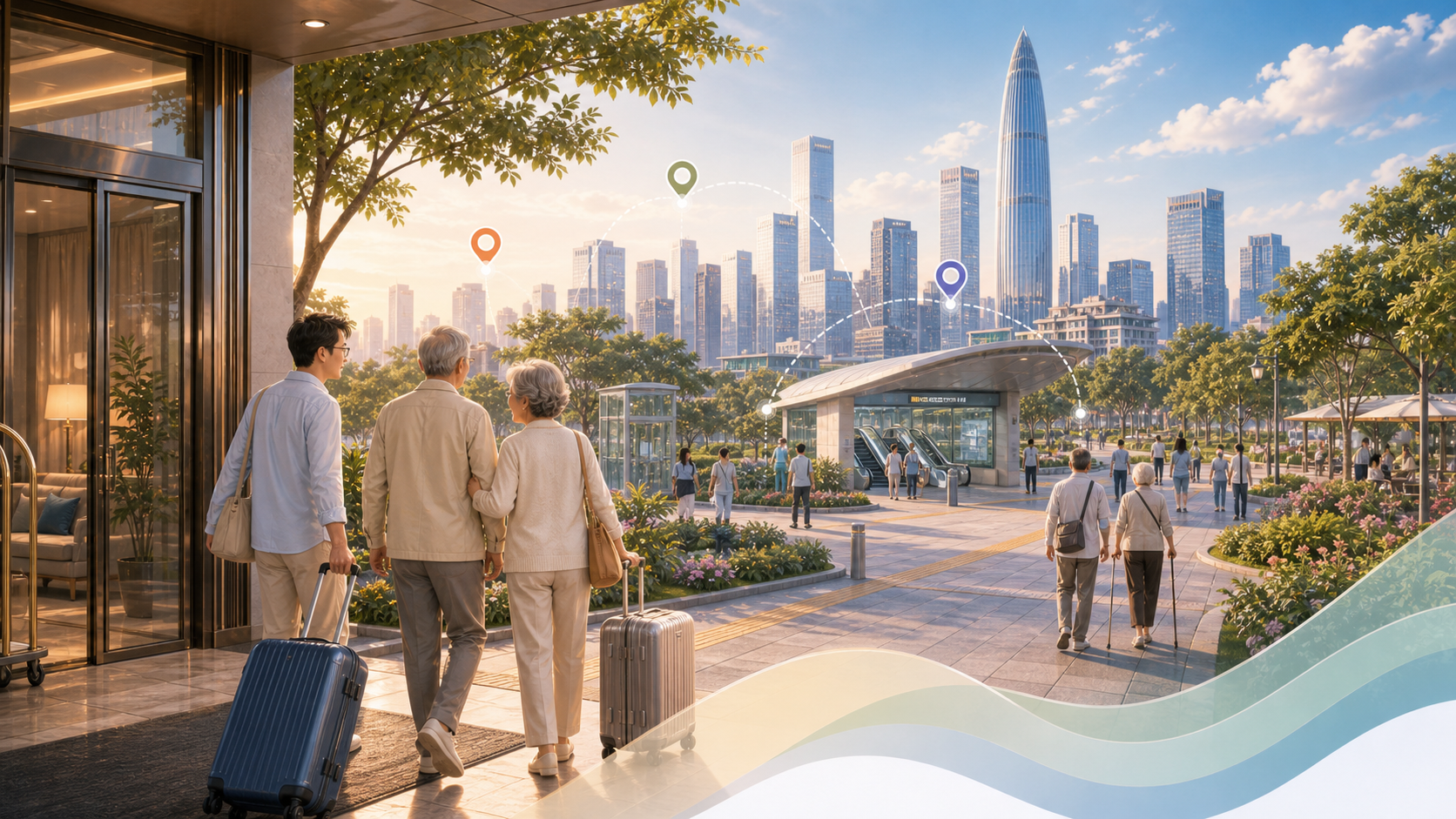 深圳带父母或老人来住哪里？交通和住宿怎么安排