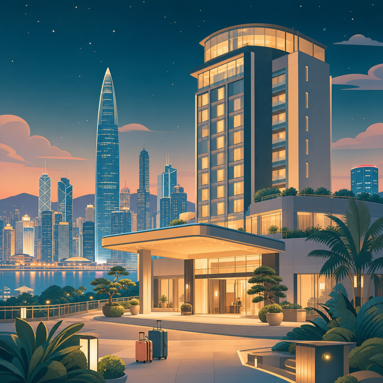 Park Hyatt Shenzhen and nearby area