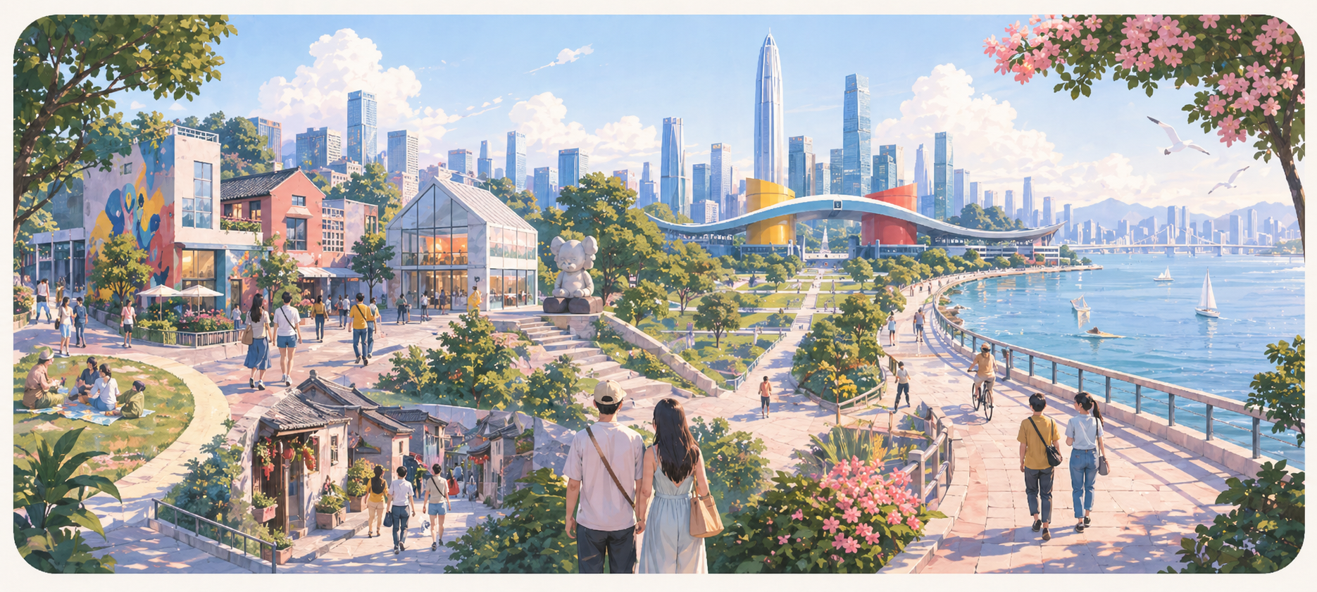深圳免费的景点有哪些？适合外国游客的免费路线