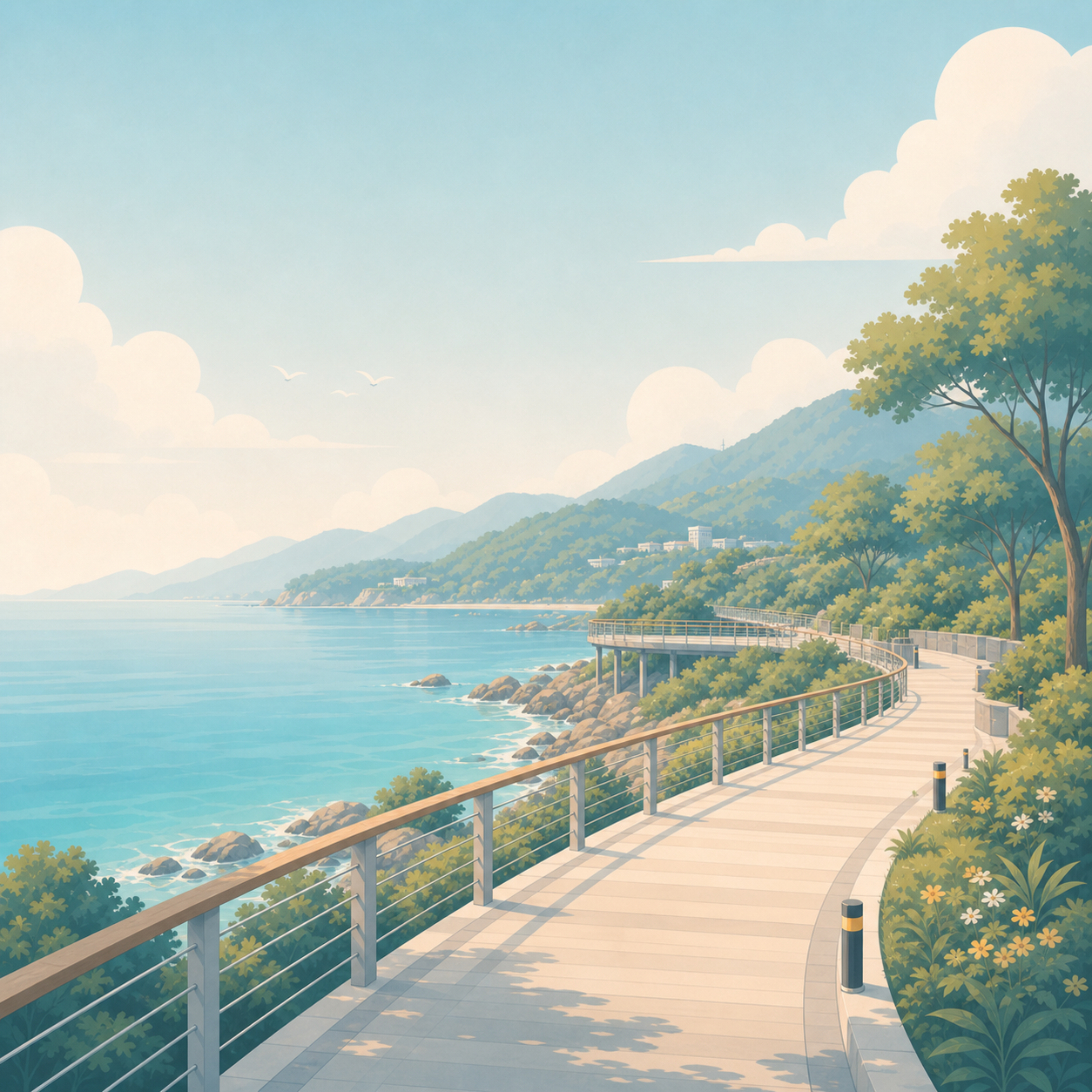 Yantian Seaside Cliff Walk