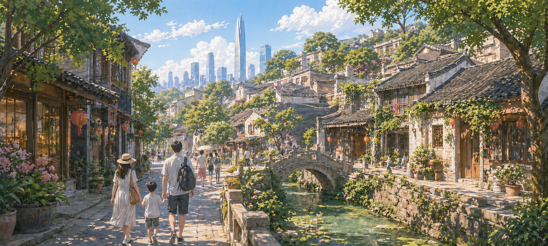 甘坑古镇值得去吗？适合慢旅行还是亲子？